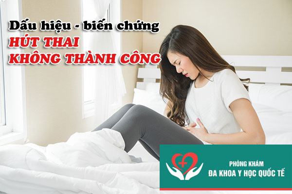 hút thai không thành công
